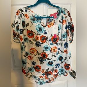 Colorful blouse. Size large.